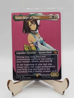 MTG - Yuna, Hope of Spira (Borderless) (0404) - Final Fantasy - Regular - Image 1