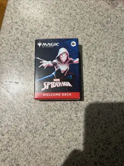 2025 SDCC EXCLUSIVE MAGIC THE GATHERING SPIDER MAN RED WELCOME DECK CARDS mtg - Image 1