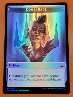 1x Saproling & Domri Rade (0020) | FOIL TOKEN | Ravnica Remastered | MTG Magic - Image 2