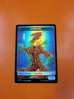 1x Saproling & Domri Rade (0020) | FOIL TOKEN | Ravnica Remastered | MTG Magic - Image 3