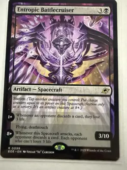 MTG Edge of Eternities R Entropic Battlecruiser 0099 Regular - Image 1