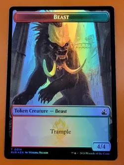 1x Saproling & Beast (0014) | FOIL TOKEN | Ravnica Remastered | MTG Magic Cards - Image 2