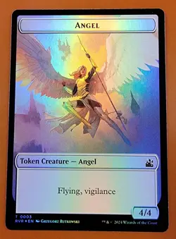 1x Saproling & Angel (0003) | FOIL TOKEN | Ravnica Remastered | MTG Magic Cards - Image 2