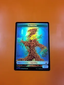 1x Saproling & Angel (0003) | FOIL TOKEN | Ravnica Remastered | MTG Magic Cards - Image 3