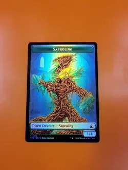 1x Saproling & Angel (0002) | FOIL TOKEN | Ravnica Remastered | MTG Magic Cards - Image 3