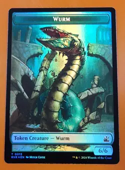 1x Goblin & Wurm (0013) | FOIL TOKEN | Ravnica Remastered | MTG Magic Cards - Image 2
