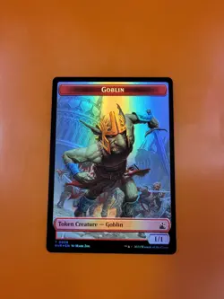 1x Goblin & Wurm (0013) | FOIL TOKEN | Ravnica Remastered | MTG Magic Cards - Image 3