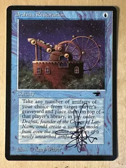 MTG ARTIST PROOF Drafnas Restoration Time Walk AP Sketch Art Amy WEBER Magic - Image 2