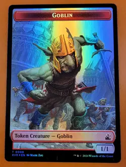 1x Goblin & Spirit (0004) | FOIL TOKEN | Ravnica Remastered | MTG Magic Cards - Image 1