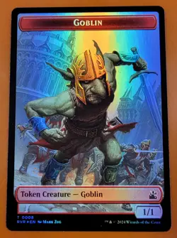 1x Goblin & Sphinx (0017) | FOIL TOKEN | Ravnica Remastered | MTG Magic Cards - Image 1