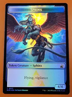 1x Goblin & Sphinx (0017) | FOIL TOKEN | Ravnica Remastered | MTG Magic Cards - Image 2