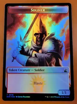 1x Goblin & Solider (0016) | FOIL TOKEN | Ravnica Remastered | MTG Magic Cards - Image 2