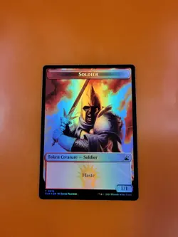 1x Goblin & Solider (0016) | FOIL TOKEN | Ravnica Remastered | MTG Magic Cards - Image 4