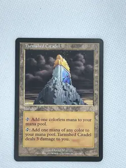 Magic the Gathering MTG Odyssey Rare Tarnished Citadel 329/350 - Image 1