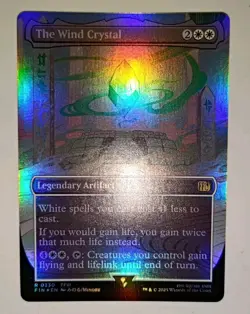 The Wind Crystal - R 0330 - Foil Borderless - MTG Universes Beyond Final Fantasy - Image 2