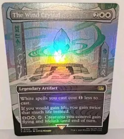The Wind Crystal - R 0330 - Foil Borderless - MTG Universes Beyond Final Fantasy - Image 1