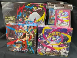 Pokemon Japanese Mega Brave & Mega Symphonia trainer BOX Deck Shield M1S M1L set - Image 3