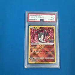 2022 Pokemon GO Radiant Charizard #011/078 PSA 9 - Image 1