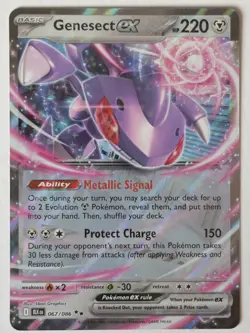 Genesect ex 067/086 - Double Rare Holo SV: Black Bolt - Pokemon TCG - Image 1