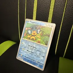 Pokemon Paradox Rift - Panpour - 041/182 - Reverse Holo - M/NM - Image 3