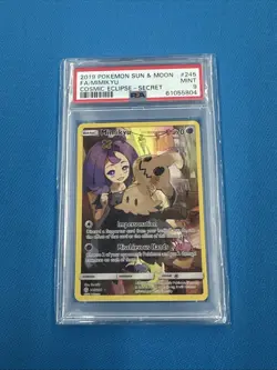 PSA 9 - Pokemon 2019 Sun & Moon Cosmic Eclipse Mimikyu FA Secret Rare 245/236 - Image 1