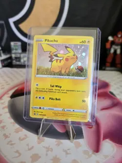 Pikachu SWSH039 Black Star Promo Celebrations Unstamped Pokemon Cards Near Mint - Image 1