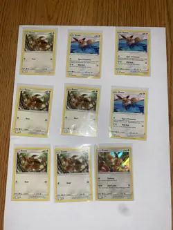 Pokemon Eevee Collectible Cards Lot Of 9 - Image 2