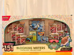 2 X Pokemon Scarlet & Violet 151 Blooming Waters Premium Collection Box Booster - Image 2