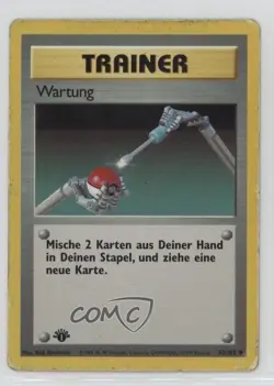 Maintenance German 1st Ed. Pokemon Base Set #83 1999 15fy - Image 1