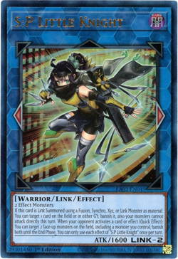 Yugioh! S:P Little Knight (PUR) Prismatic Ultimate Rare RA03-EN049 1st Edition - Image 1