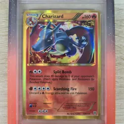 PSA 8 NEAR MINT Charizard 136/135 Plasma Storm Holo Secret Rare Pokemon Card - Image 8