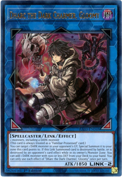 Yugioh! Dharc the Dark Charmer, Gloomy RA03-EN048 Prismatic Ultra Rare PUR - Image 1