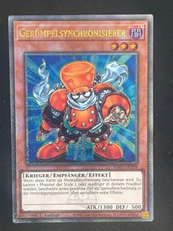 Gerumpelsynchronisierer RA03-DE199 Quarter Century Secret Rare DE NM YUGIOH - Image 1