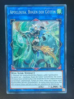 Apollousa, Bogen Der Gottin RIRA-DE048 Secret Rare Deutsch NM YUGIOH - Image 1