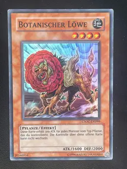 Botanischer Lowe CSOC-DE099 Super Rare Deutsch Exc YUGIOH - Image 1