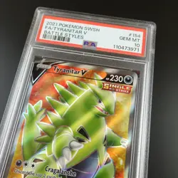 PSA 10 Tyranitar V 154/163 Battle Styles Full Art Pokemon Card - Image 2