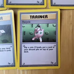 5 Trainer 1st Edition 62 Non Holo Pokemon Card Vintage Fossil 1999 - Image 5