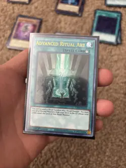 Yu-Gi-Oh Card - GFP2-EN153 - ADVANCED RITUAL ART (ultra rare holo) - NM/Mint - Image 1