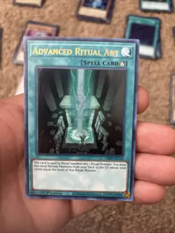 Yu-Gi-Oh Card - GFP2-EN153 - ADVANCED RITUAL ART (ultra rare holo) - NM/Mint - Image 2