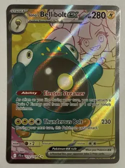 Iono's Bellibolt ex 172/159 Sv09: Journey Together Holo Pokemon TCG Card - Image 1