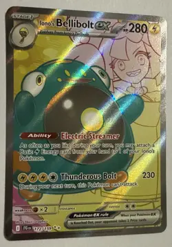 Iono's Bellibolt ex 172/159 Sv09: Journey Together Holo Pokemon TCG Card - Image 2