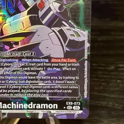 Machinedramon (Alternate Art) EX9-073 SEC Versus Monsters NM Digimon Card Game - Image 3