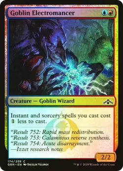 Goblin Electromancer FOIL - GUILDS OF RAVINCA MAGIC MTG - Image 1