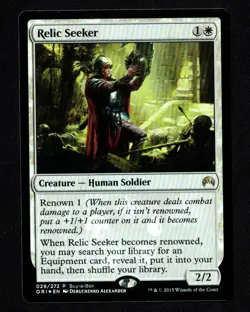 Relic Seeker Foil Buy-a-Box Promo Magic the Gathering MTG Origins x1 - Image 1
