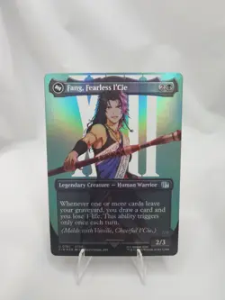 MTG Final Fantasy Fang, Fearless l'Cie (Borderless Surge Foil) #381 NM Uncommon - Image 1
