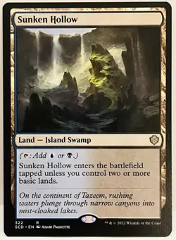 Sunken Hollow -#322-MTG-Starter Commander Decks-Regular-LP - Image 1