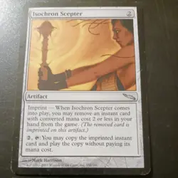Mtg Isochron Scepter LP Mirrodin Artifact Magic the Gathering Card - Image 1