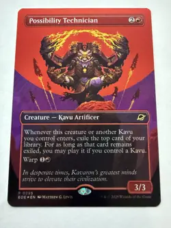 Possibility Technician (Borderless Foil) 0295 Edge of Eternities MTG NM - Image 2