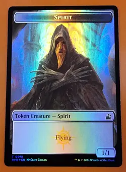 1x Spirit & Zombie (0006) | FOIL TOKEN | Ravnica Remastered | MTG Magic Cards - Image 1