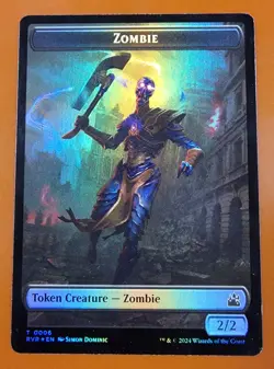 1x Spirit & Zombie (0006) | FOIL TOKEN | Ravnica Remastered | MTG Magic Cards - Image 2